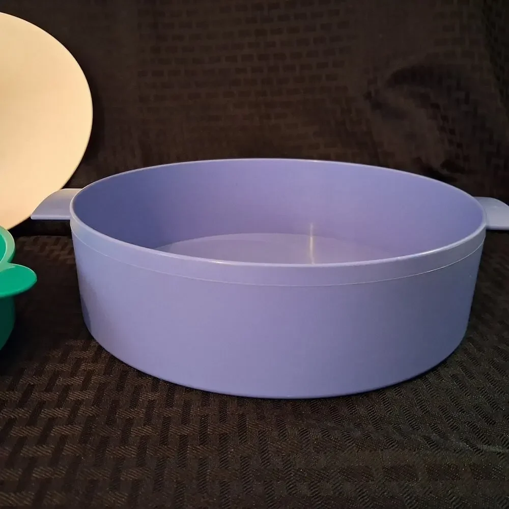 Tupperware Microwave Steamer Dish Strainer Rice Vegetable Cooker 9